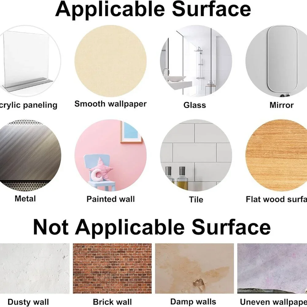 Stylish Glitter Bubble Motivational Wall Decals - 4 Sheets for DIY Decoration